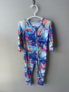 Bums and Roses Current Crew Vibrant Ocean Themed Bamboo Zippy Sleeper